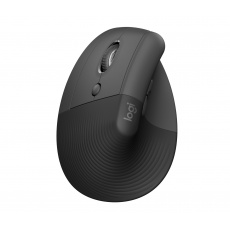 LOGITECH Lift For Business/Ergonomická/Optická/Pro leváky/4 000 DPI/USB+BT/Grafitová