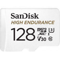 SanDisk High Endurance/micro SDXC/128GB/UHS-I U3 / Class 10/+ Adaptér