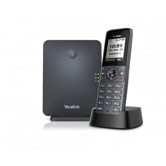 Yealink W71P DECT základová stanice a ručka, 1,8" černobílý disp., až 10 ruček