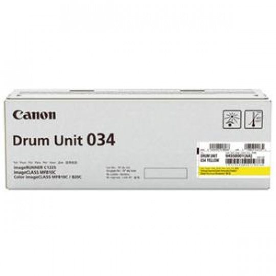 Canon drum unit 034 pro iR-C1225 a iR-C1225iF / Yellow / 34000str.