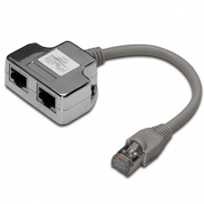 PremiumCord Modulární RJ45 distributor 2 porty 10/100Base T