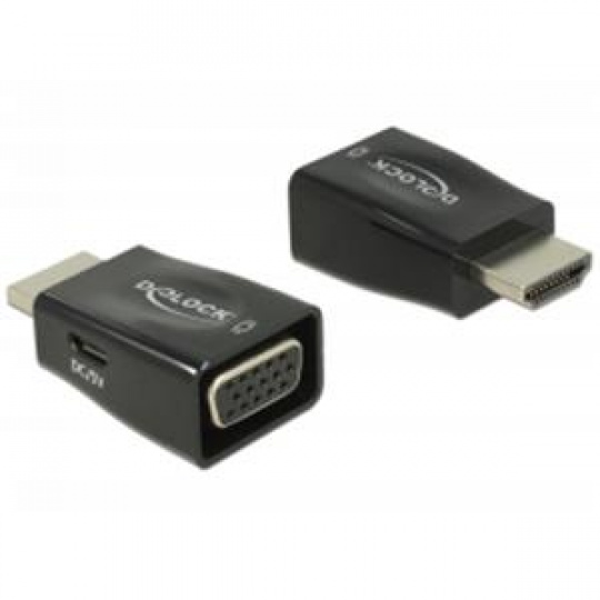 Delock Adaptér HDMI-A samec > VGA samice