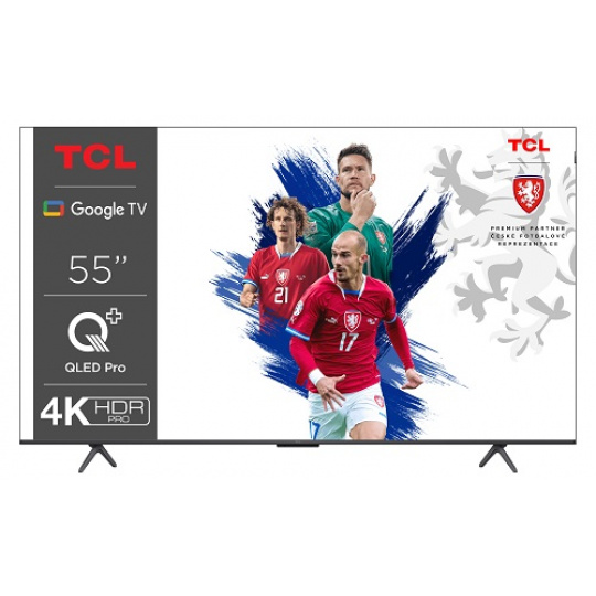 TCL 55C655 SMART TV 55" QLED/4K UHD/Direct LED/3xHDMI/USB/LAN/GoogleTV