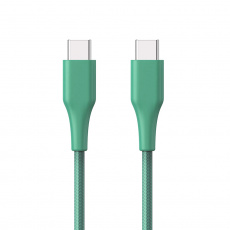 ER POWER kabel USB-C/C GRS 60W 120cm zelený