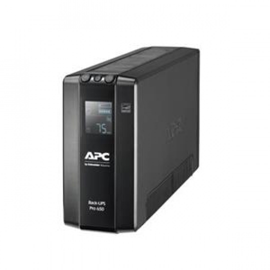 APC Back-UPS Pro 650VA (390W) 6 Outlets AVR LCD Interface