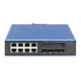 Digitus Průmyslový 8 + 4 10G Uplink Port L3 řízený Gigabit Ethernet PoE Switch