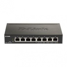 D-Link DGS-1100-08PV2 8-Port PoE Gigabit Smart Managed Switch- 8-Port 1000BaseTX Auto-Negotiating 10/100/1000Mbps Switch