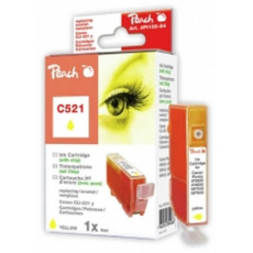 PEACH kompatibilní cartridge Canon CLI-521Y, Yellow, 10 ml