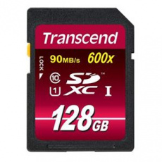 Transcend 128GB SDXC (Class10) UHS-I 600x (Ultimate) MLC paměťová karta