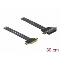 Delock Karta PCI Express Riser x4 na x4, s ohebným kabelem délky 30 cm