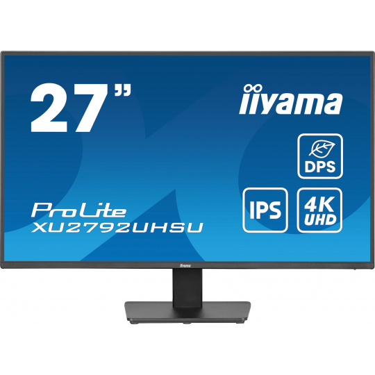 iiyama ProLite/XU2792UHSU-B6/27"/IPS/4K UHD/60Hz/4ms/Black/3R