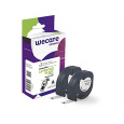 WECARE ARMOR páska kompatibilní s DYMO S0721610,Black/White,2*12mm*4m