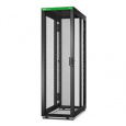 APC Easy Rack 600mm/48U/1200mm with Roof, Side panel,castors,feet and 4 Brackets, No Bottom, black