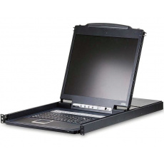 ATEN 16-port KVM PS/2+USB, OSD, rack, 19" LCD