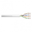 ASSNET250 CAT 6 U-UTP instalační kabel, drát, délka 305 m, Papírový box, AWG 23/1, PVC barva šedá