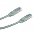 DATACOM Patch cord UTP CAT5E 2m šedý, AWG 24, plná měď