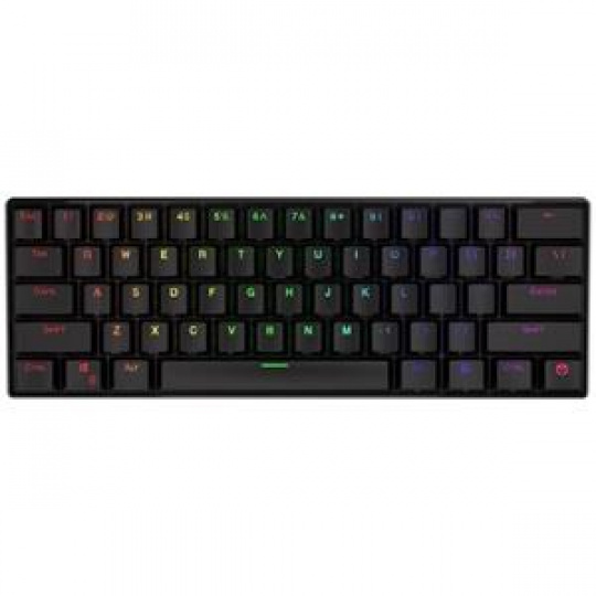 Endorfy herní klávesnice Thock Compact BLK RGB /USB/ black sw. / bezdrátová / mechanická / US layout / mini /černá RGB