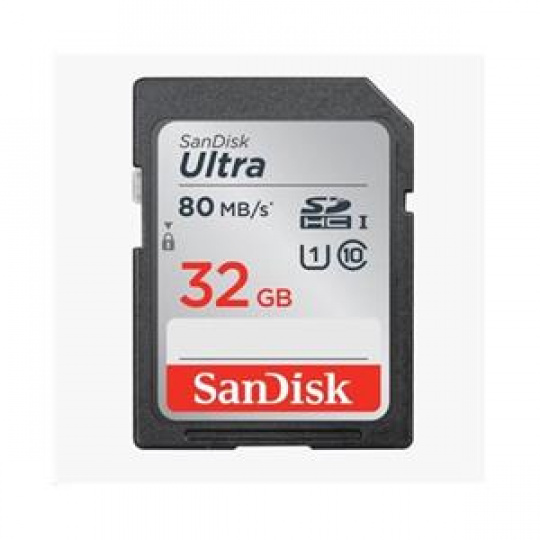 SanDisk SDHC karta 32GB Ultra (100MB/s Class 10 UHS-I)