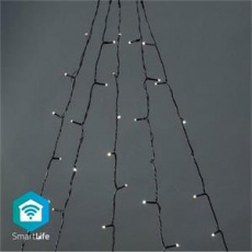 Nedis WIFILXT11W200 SmartLife světelný řetěz | Strom | Wi-Fi | Teplá Bílá | 200 LED's | 5 x 4 m | Android/IOS