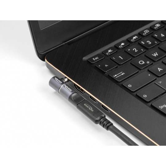 Delock Adaptér na kabel na nabíjení laptopu, ze zásuvky USB Type-C™ na magnetický osmipinový konektor