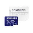 Samsung/micro SDXC/128GB/Class 10/+ Adaptér/Modrá