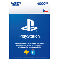 ESD CZ - PlayStation Store el. peněženka - 4000 Kč