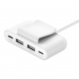 Belkin USB power Extender, 2xC 2xA až 30W, bilý