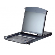 ATEN 16-port Cat.5 KVM PS/2+USB, OSD, 19", 2 příst