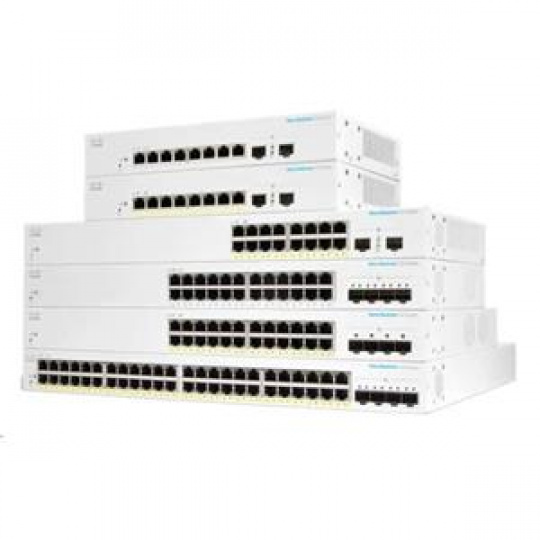 CBS220 Smart 8-port GE, Ext PS, 2x1G SFP