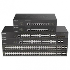 D-Link DGS-2000-10P 8-port Gbit PoE Managed Switch incl. 2 x SFP- Maximum PoE Budget 65W- 8 x 10/100/1000BASE-T PoE