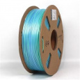 Gembird tisková struna (filament), PLA, 1,75mm, 1kg, silk rainbow, modrá/zelená