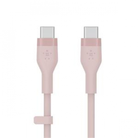 Belkin BOOST CHARGE™ USB-C/USB-C kabel, 1m, růžový - Flex