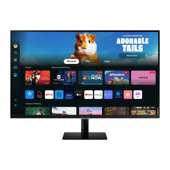 Samsung Smart Monitor/M50D/27"/VA/FHD/60Hz/4ms/Black/2R