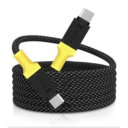 Tactical MagRope USB-C/USB-C 1m Black/Yellow