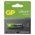 GP AA Ultra Plus, alkalická (LR6) - 4 ks