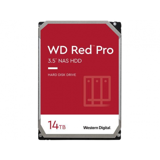 QNAP WD, HDD, Red Pro, SATA III, 3.5-inch, 14TB, WD142KFGX