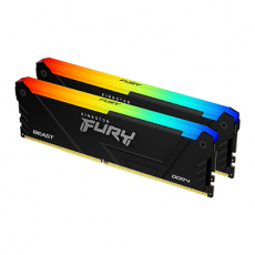 Kingston FURY Beast/DDR4/32GB/3200MHz/CL16/2x16GB/RGB/Black