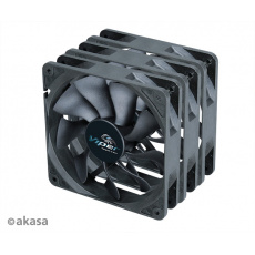 ventilátor Akasa - 12 cm VIPER S-flow 3ks B