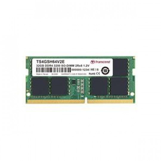 Transcend paměť 32GB SODIMM DDR4 3200 2Rx8 CL22