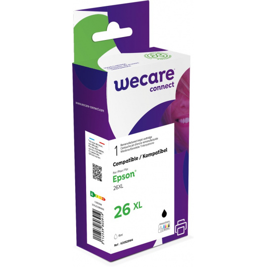 WECARE ARMOR ink kompatibilní s Epson XP510/520 T26214010, černá/black