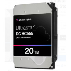 WD Ultrastar DC HC555/20TB/HDD/3.5"/SATA/M.2 SATA/7200 RPM/Stříbrná/5R