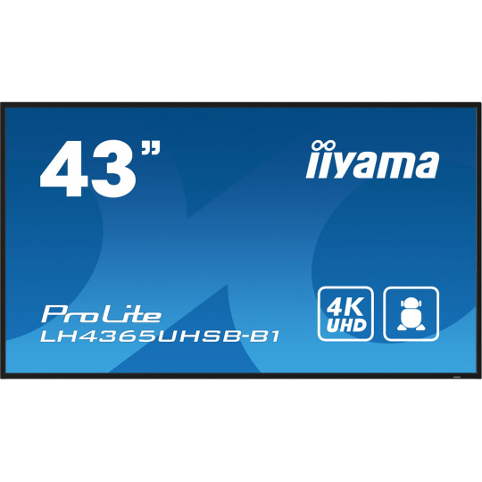 43" iiyama LH4365UHSB-B1:IPS,4K UHD,Android, 24/7