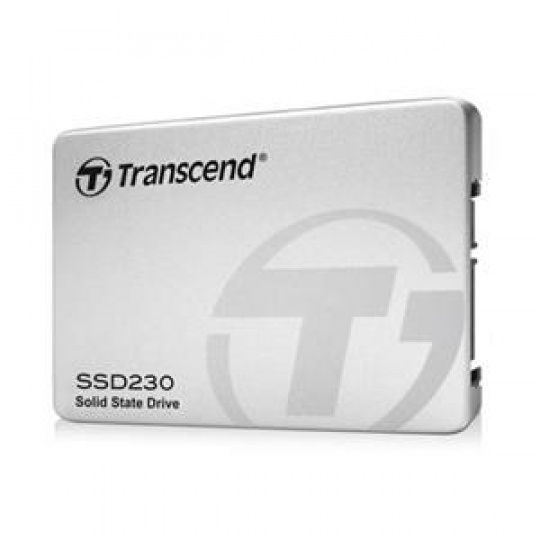 TRANSCEND SSD230S 256GB SSD disk 2.5'' SATA III 6Gb/s, 3D TLC, Aluminium casing, 560MB/s R, 500MB/s W, stříbrný