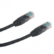 DATACOM Patch cord UTP CAT5E 7m černý