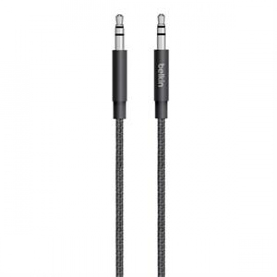 Belkin 3.5mm Jack M/M Metallic MIXIT, 1.2m černý