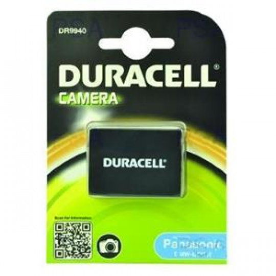 DURACELL Baterie - DR9940 pro Panasonic DMW-BCG10, černá, 850 mAh, 3.7V