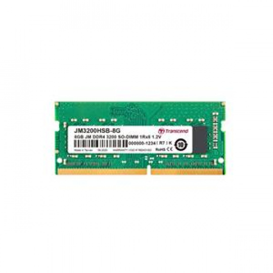 Transcend paměť 8GB (JetRam) SODIMM DDR4 3200 1Rx8 CL22