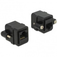 Delock Adapter RJ45 female > RJ45 female panel-mount Cat.6 UTP