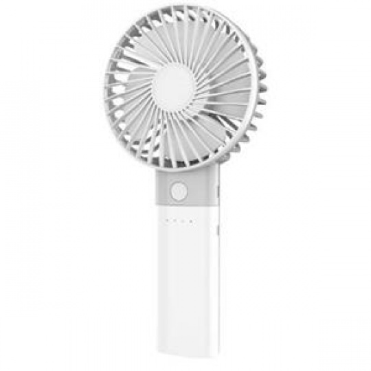 PLATINET RECHARGEABLE DESK FAN WITH POWER BANK 4000MAH WHITE/GREY