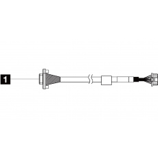 ThinkSystem V2/V3 1U Front VGA Cable Kit